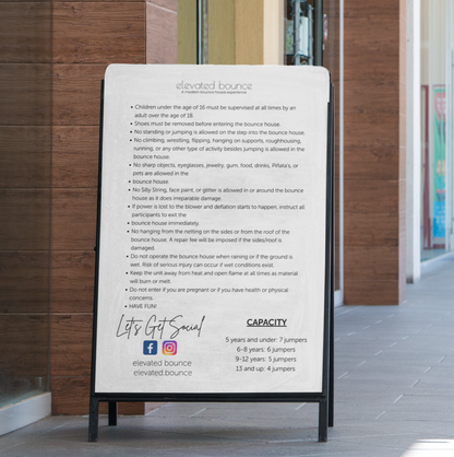 A-Frame Signs / Sandwich Boards - PR Designs, LLC