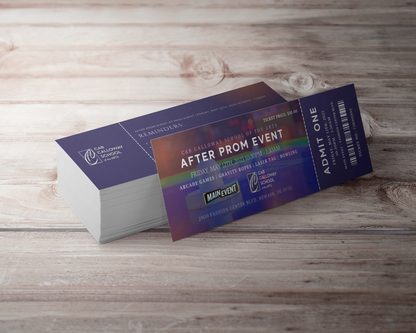 Event Tickets - Business Tickets - PR Designs, LLC