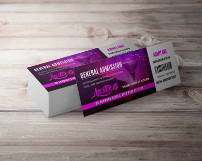 Event Tickets - Business Tickets - PR Designs, LLC