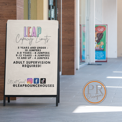 A-Frame Signs / Sandwich Boards - PR Designs, LLC